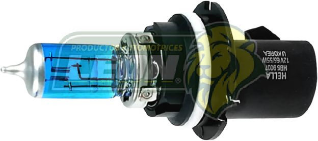 FOCO TIPO XENON 9007 65/55W 12V PX29t AZUL OSCURO HELLA