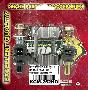 KIT F.D. (1) R.D. G.M. BEAT 18-21, SPARK 11-18 4C. 1.2, 1.4L 8801 D1590 (KC252) “TUERCAS NORMALES”