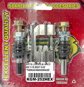 KIT F.D. (1) R.D. G.M. SPARK NG 11-19, BEAT 18-22 “TUERCAS HEXAGONALES”