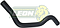 MANGUERA CALEFACCION HONDA FIT L4 1.5L 06-17 (79721SAAG10) Ø: 15x17 mm, L: 100x300 mm, LONGITUD: 340 mm