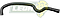 MANGUERA CALEFACCION SALIDA RENAULT MEGANE I L4 1.6L 97-02, M. BENZ L4 1.6 97-02 (7702224641) Ø: 54 mm, L: 120x460 mm, LONGITUD: 54 mm