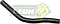 MANGUERA CALEFACCION FORD ECOSPORT L4 1.6L 03-12 (2N1518K579CA) Ø: 15 mm, L: 110x250 mm, LONGITUD: 300 mm