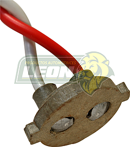 COLILLA 2 POLOS PARA FOCO DE MOTOCICLETA UNIVERSAL