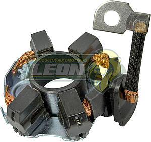 PORTACARBON MARCHA ALTERNADOR BOSCH VW GOLF, JETTA A3, TIPO 508  (1004336508, 1004336508, (-) 68-9131(+) 68-9132)
