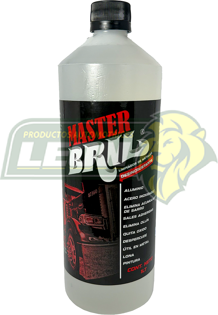 LIMPIADOR MASTER DESINCRUSTANTE DE METALES METAL BRIL (1L)