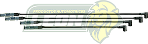 JUEGO DE CABLE BUJIA VW POLO, LUPO 1.6L (V-1447, HBT-219)