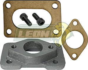 BASE CARBURADOR NISSAN NIKKI 2G, A VW SOLEX 1G “ADAPTADOR” INCLUYE JUNTAS Y TORNILLOS