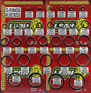 MUESTRARIO DE O-RINGS MILIMETRICOS