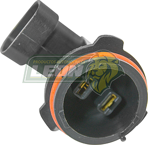 SOQUET 2 POLOS PARA FOCO H7 VW GOL NEGRO 2T. A209