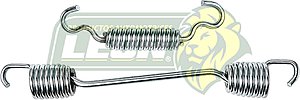 KIT DE RESORTES PARA FRENOS DE ZAPATAS TRACTOCAMION VARIOS (JGO. c/2 pzas.)