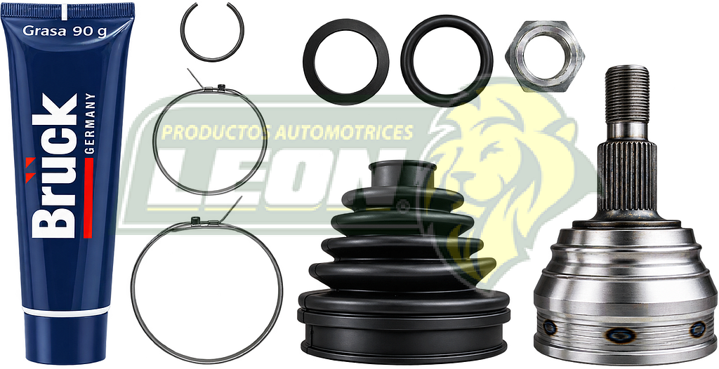 ESPIGA HOMOCINETICA VW JETTA A3, GOLF A3 2.8L, GOLF A4, JETTA A4 1.8, 1.9, 2.0L 99-05, NEW BEETLE 1.8, 2.0L 98-11, AUDI A3, S3, A4, A6, TT 1.8L 97-04, SEAT IBIZA, LEON, CUPRA, TOLEDO 97-06