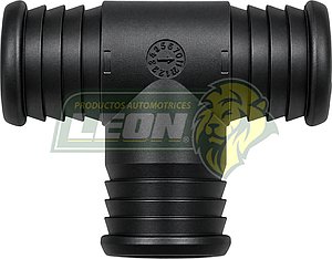 CONECTOR TEE 3/4x3/4x3/4 UNIVERSAL, VW JETTA A5, A6, A7 1.4L 15-17, GOLF, BEETLE 1.4L 13-16, CADDY 2.0L, SEAT ATECA 1.4L 2016, LEON, ALHAMBRA 14-24, AUDI A6 2.0L 2018, AUDI A4, A5 (120-142)