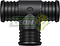 CONECTOR TEE 3/4x3/4x3/4 UNIVERSAL, VW JETTA A5, A6, A7 1.4L 15-17, GOLF, BEETLE 1.4L 13-16, CADDY 2.0L, SEAT ATECA 1.4L 2016, LEON, ALHAMBRA 14-24, AUDI A6 2.0L 2018, AUDI A4, A5 (120-042)