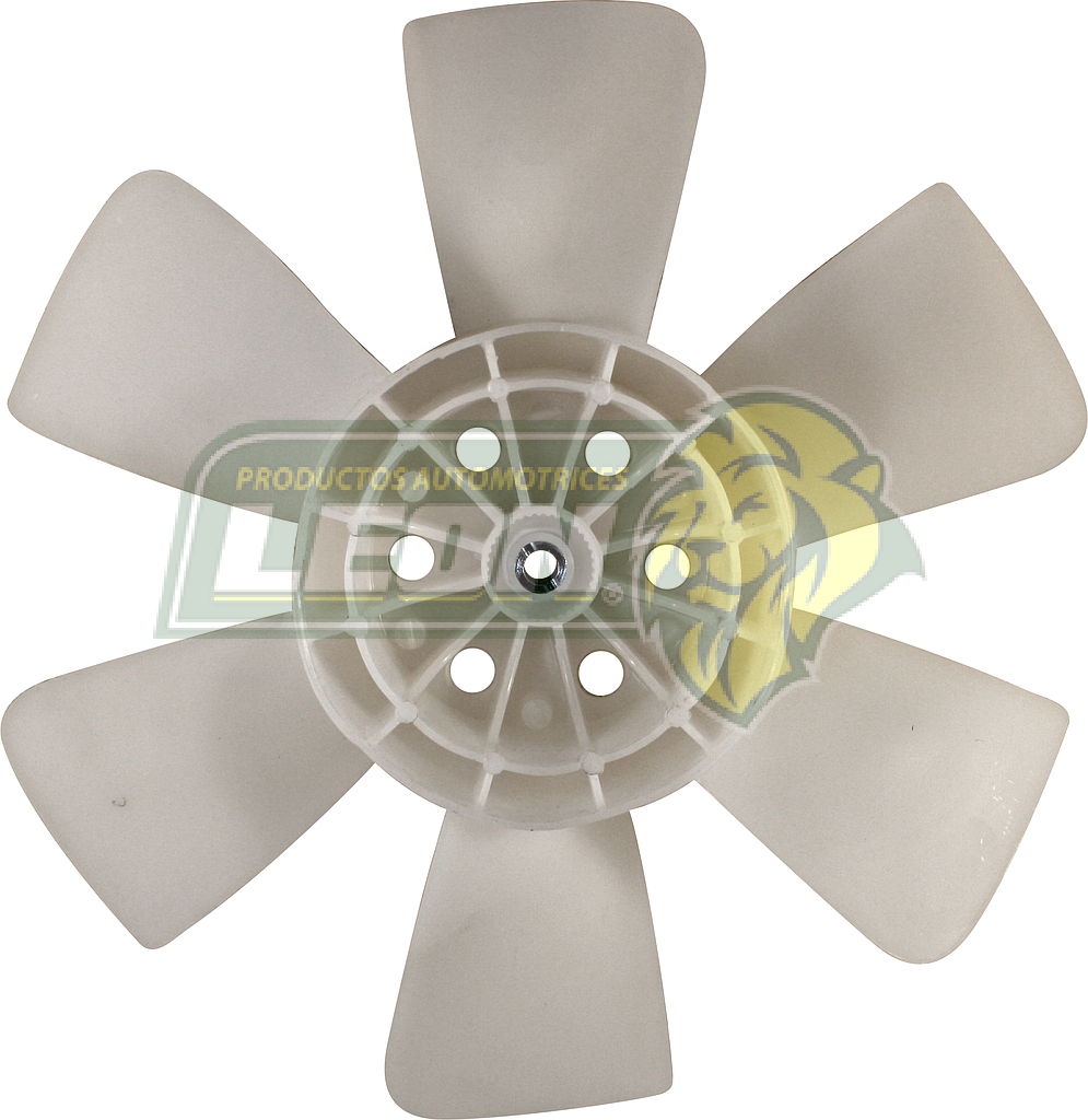 VENTILADOR PLASTICO G.M. CHEVY MONZA 1.8L S-A/A 94-03 CENTRO REFORZADO 6 ASPAS HO775
