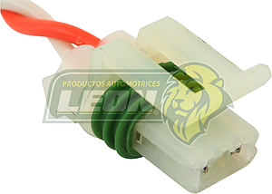 ARNES CLAXON Y SENSOR DE BALATAS G.M. BLANCO 2T. A076