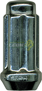 TUERCA CROMADA 14x1.50 mm LARGA LLAVE ESTRIADA