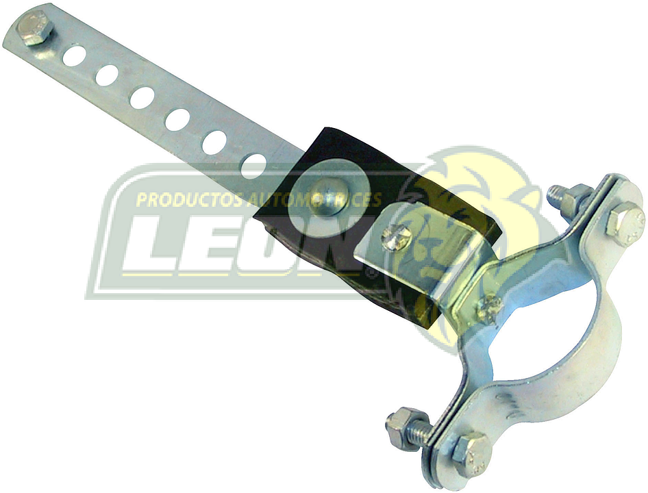 ABRAZADERA ESCAPE UNIVERSAL C/SOPORTE “AJUSTABLE” (ABRE HASTA Ø: 2”)
