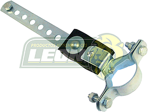 ABRAZADERA ESCAPE UNIVERSAL C/SOPORTE “AJUSTABLE” (ABRE HASTA Ø: 2”)