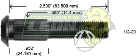 BIRLO RUEDA G.M. C30 1 Ton. R/S BRIDA 7/8 46-67 R.T.