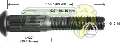 BIRLO RUEDA G.M. CMON. MINIBUS 90-98 R.T.