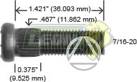 BIRLO RUEDA CHRYSLER DART, VALIANT, LeBARON 65-77 R.D. (R)