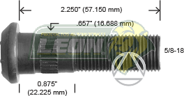 BIRLO RUEDA CHRYSLER CMTA. D300, P300 69-92 R.D.