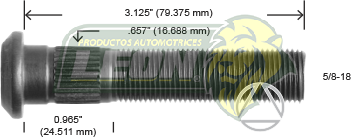 BIRLO RUEDA CHRYSLER CMTA. D300, P300 1 Ton. 72-98 R.T.