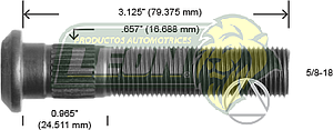 BIRLO RUEDA CHRYSLER CMTA. D300, P300 1 Ton. 72-98 R.T.