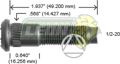 BIRLO RUEDA CHRYSLER CMTA. D150, D250, RAM 2500 93-98 R.D.