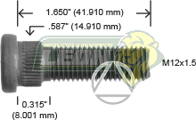 BIRLO RUEDA CHRYSLER LeBARON, N. YORKER, PHANTOM, K 85-95, NEON, SHADOW, SPIRIT, VOYAGER 89-98 R.T.