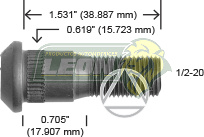BIRLO RUEDA FORD CMTA. F250, F350, P350 48-75 R.D. Y R.T.