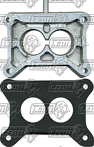 BASE CARB. AUMENTO FORD 2 GARGANTAS 19 mm DE ESPESOR C/TUBO DE VENTILACION C/JUNTA