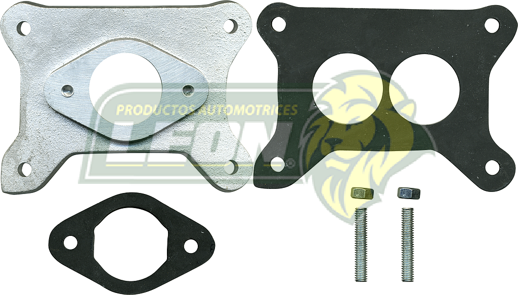 BASE CARB. MOTORCRAFT 2G. A HOLLEY 1G. C/TORNILLOS Y JUNTA