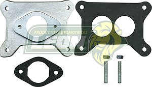 BASE CARB. MOTORCRAFT 2G. A HOLLEY 1G. C/TORNILLOS Y JUNTA