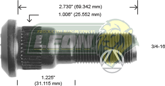 BIRLO RUEDA SERVICIO EXTRAPESADO AUTOCAR, KENWORTH, RAMIREZ R.D. (L)