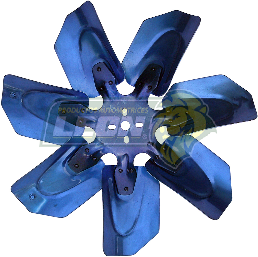 VENTILADOR ALUMINIO UNIVERSAL MICROBUS 7 ASPAS ALETA ANCHA