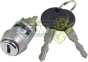 CILINDRO ARRANQUE VW SEDAN 1.6L 78-03, COMBI 1.6L 74-89, CARIBE 1.8L 77-87, ATLANTIC 1.8L 81-87, GOLF A2 1.8L 88-92, JETTA A3 1.8L 93-99, ANTIRROBO METAL C/LLAVES