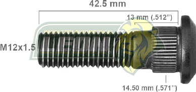 BIRLO RUEDA G.M. PK-UP LUV, LUV DOBLE CABINA 99-00 R.D./R.T.