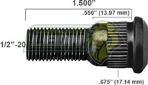 BIRLO RUEDA CHRYSLER RAM VAM 96-00 1500, 2500 R.T.