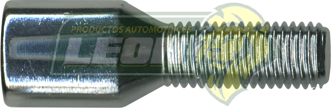 BIRLO RUEDA CROMADO PLACACERO T/SEGURIDAD LLAVE ALLEN 12x1.50 mm