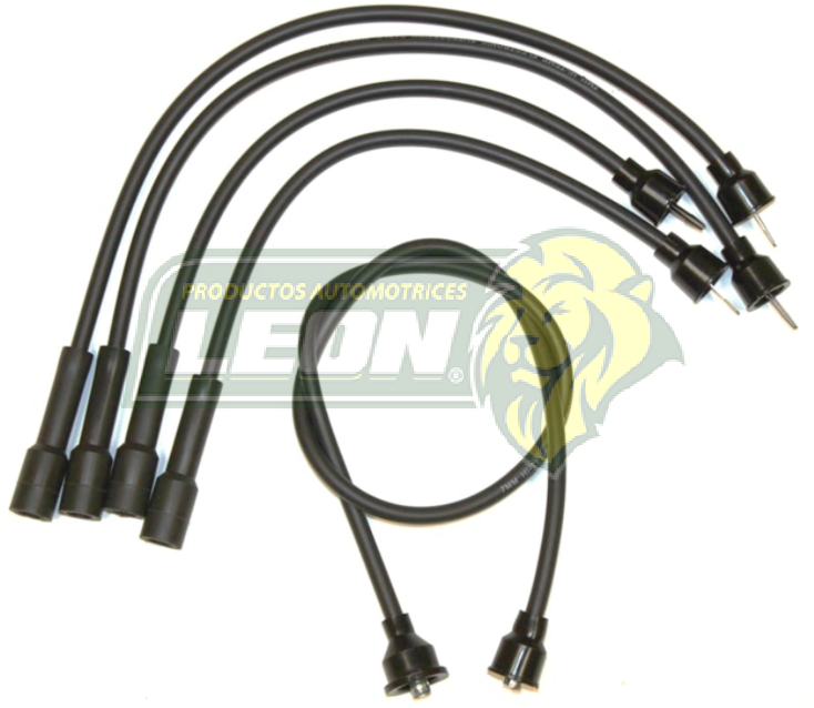 JUEGO DE CABLE BUJIA SHADOW, SPIRIT, PHANTOM, N. YORKER, K, MAGNUM 82-94 4 Cil. 2.2, 2.5L (4076)