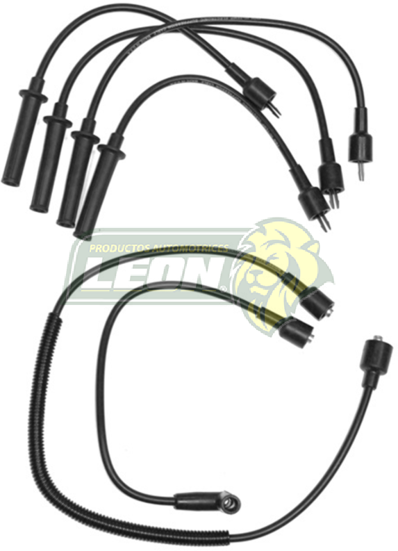 JUEGO DE CABLE BUJIA SPIRIT 2.5L ENC. ELEC. 2 BOBINAS 1990Æ (5076)