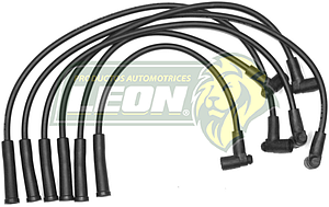 JUEGO DE CABLE BUJIA CHEVELLE, MALIBU, CHEVY NOVA 76-81 CMTAS. C-10, C-15 6 Cil. M.250, 292 E.E. 7 mm (316)
