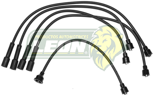 JUEGO DE CABLE BUJIA DATSUN SEDAN, CMTAS. 63-84 “J” 4C., 1200, 1300, 1500, 1600 ENC. CONV. (9220)