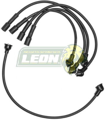 JUEGO DE CABLE BUJIA NISSAN SEDAN, ICHIVAN, SAKURA Y CMTAS. 81-92 4Cil. M.1600, 1800 (7230)