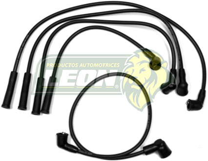 JUEGO DE CABLE BUJIA NISSAN PK-UP 2.4L. FUEL INJ. 94Æ 4Cil.