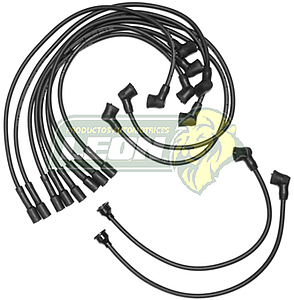JUEGO DE CABLE BUJIA DATSUN CMTA. 720, Z20, Z22, Z24 2389cc 80-84 10 CABLES 4 Cil. 2 BUJIAS