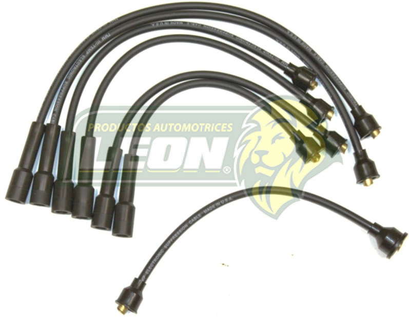 JUEGO DE CABLE BUJIA RAMBLER, AMERICAN, CLASSIC, GREMLIN, JEEP, WAGONER, JAVELIN, PACER ETC. (7250)
