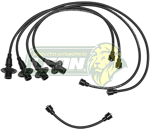 JUEGO DE CABLE BUJIA VW SEDAN, COMBI, BRASILIA, SAFARI C/BRINCADOR M.1200, 1500, 1600 7 mm