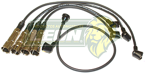 JUEGO DE CABLE BUJIA VW CARIBE, ATLANTIC ENC. DE PLATINO C/BRINCADOR METALICO 7 mm